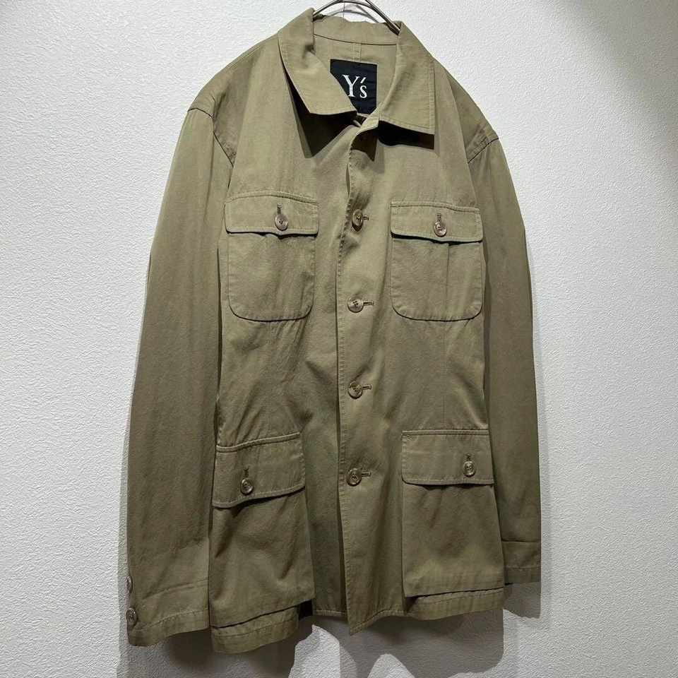 Blazer Yohji Yamamoto Años 90 Trabajo Diseño Militar Chaqueta a Medida Foto 2 de 4