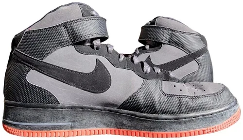 Nike Air Force 1 '07 Mid Dark Grey Crimson