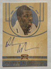 2012-13 Panini Threads Wood Rookie Auto, Andrew Nicholson, #219, Orlando Magic