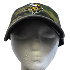 Minnesota Vikings NFL '47 Brand Clean Up Camo Woodland Adjustable Strapback Hat