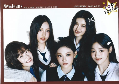 New Jeans Photo Poster [10P Pack] (A4 Size) K-POP 2025.07