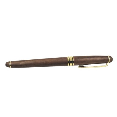 Walnut Neutral Pen Signature Pen Fine Point Gel Ink Pen 0.5mm Smooth Writing Pen