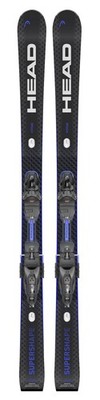 Head Supershape e-Titan SW All-Mountain Skis, 163cm w/ Protector PR 11 GW 85 BLK