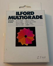 Juego de filtros Ilford Multigrado 12 3,5" x 3,5" fotografía cuarto oscuro (falta #2)