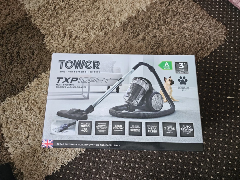 Tower TXP10PET Multi-Cyclonic Cylinder Vacuum Cleaner - Image 3 of 4