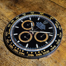 Rolex Daytona Gold Mayer Watch Dial Coaster Drink Holder Man Cave Bar Desk Gift