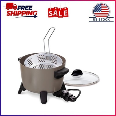 Presto Big Kettle Ceramic Deep Fryer/Multi-Cooker