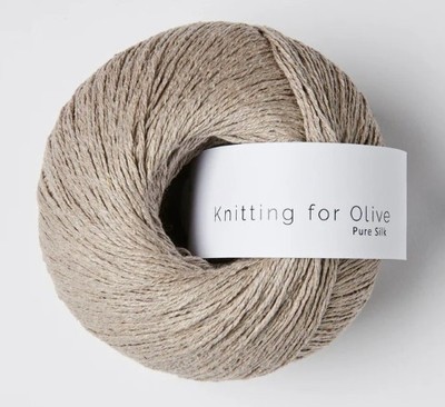 Knitting For Olive Pure Silk (50g) Fb. Oatmeal