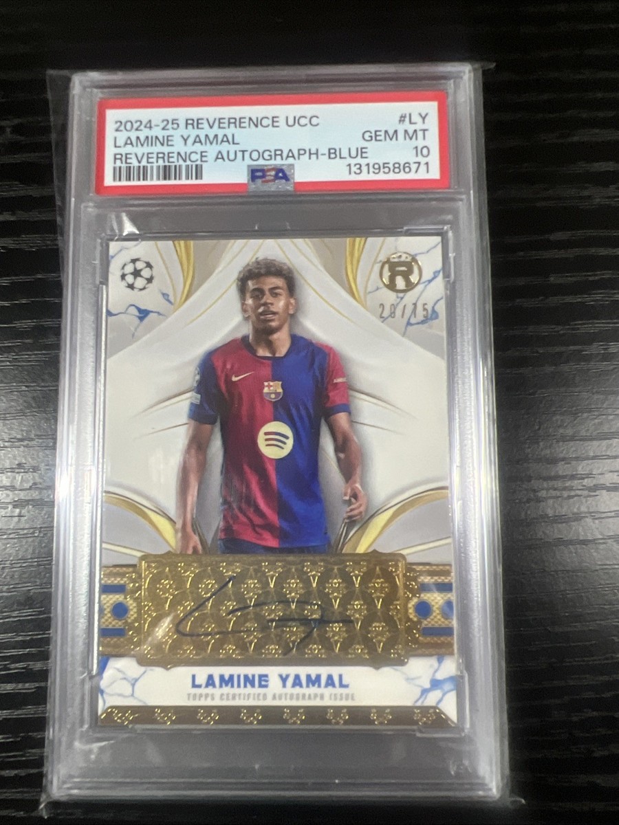 2024-25 Topps Reverence Uefa Club Competitions - Autographs Lamine