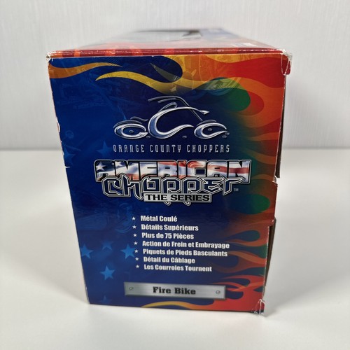 Joyride American Chopper TV Series Fire Bike Motorcycle 1:10 Diecast Model OCC - Picture 11 of 13