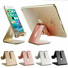 Aluminum Alloy Desk Table Desktop Stand Holder Phone Tablet For Cell Smartphone