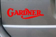 Gardner logo decal sticker - car van trailer caravan stationary engine 30x9cm
