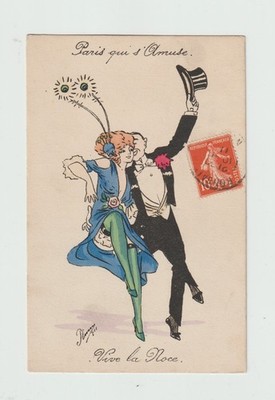 PLUM Illustrator. Vive la Noce.  CPA 367 Charm