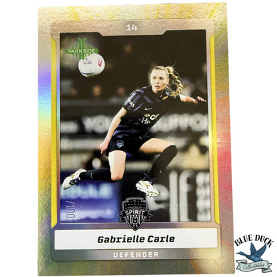 2025 Parkside NWSL Vol. 2 - #339 - Gabrielle Carle - /100 - Shimmer - Spirit