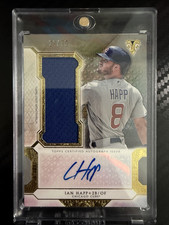 2018 Topps Triple Threads Ian Happ Autograph Jumbo Relic Silver /75 Cubs