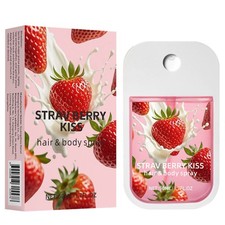 1Pcs Women 50ML Strawberry Perfume Spray Alcohol-Free Hair Body Fragrance Mist