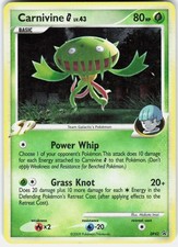 Pokemon Carnivine G DP42 Holo Promo Diamond and Pearl Promos Pokemon Near Mint on eBay