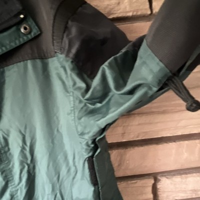 Precision Mountaineering Green Black Anorak Jacket Men's S Outdoor