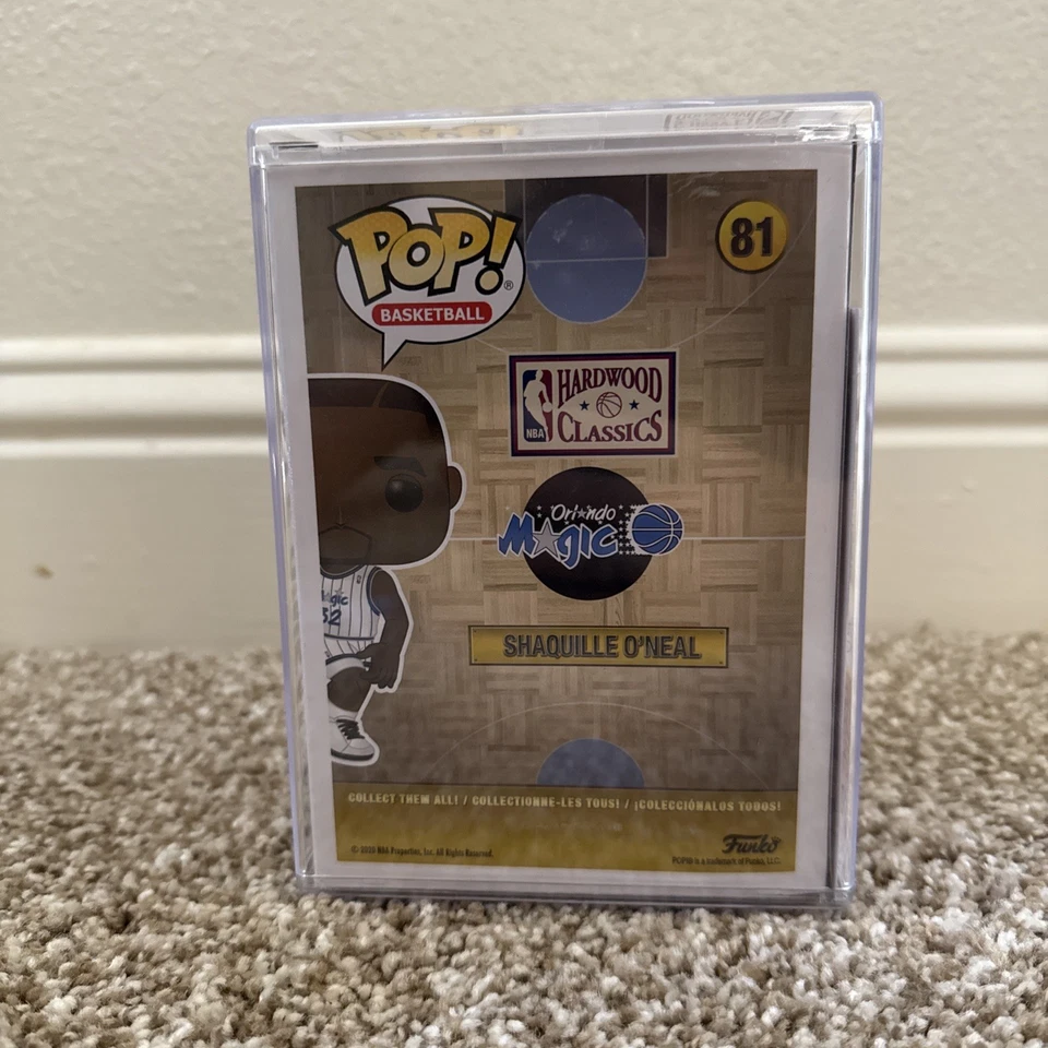 Shaquille O'Neal Shaq Signed Autographed Funko Pop 81 Orlando Magic HOF JSA COA - Image 3 of 4