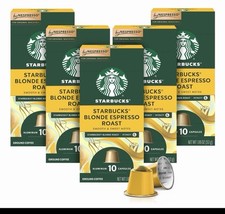 Starbucks Nespresso Original Line Blonde Roast Coffee Capsules - 50ct. Exp. 2/27