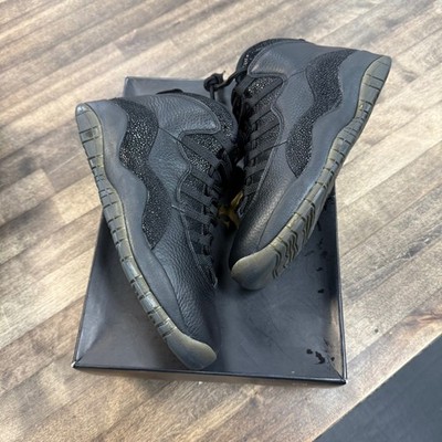 Jordan 10 Retro Drake OVO Black Size 9
