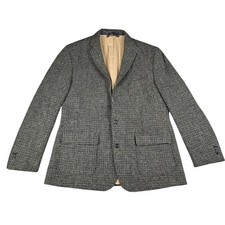 Harris Tweed Blazer Men 44R Pure New Wool Vintage Jacket Sport Coat Classic