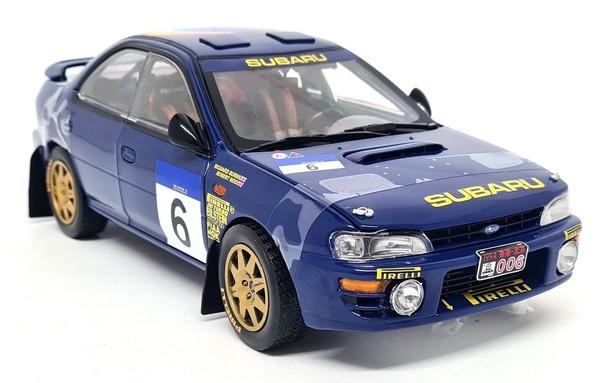 Sunstar 1/18 Subaru Impreza Wrc 555 2Nd Beijing Rally 1994 #6 Richard Burns-image
