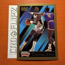 Caldwell Jones, 1990-91 SkyBox, #257, San Antonio Spurs,