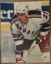Jeff Beukeboom New York Rangers Autographed Color 8x10 Photo JSA Cert