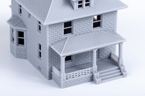 Spur N (1:160) American Foursquare House, Style #2 - Bild 6 von 7