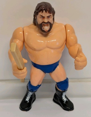 WWF Hasbro Hacksaw Jim Duggan Wrestling Figure & 2...