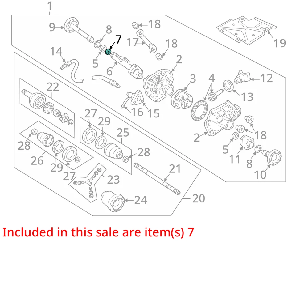 1999-2005 CHEVROLET GMC S10 SONOMA ПОДШИПНИК FRT DRV ОСИ INR S 457434 - НОВЫЙ OEM - Изображение 2 из 3