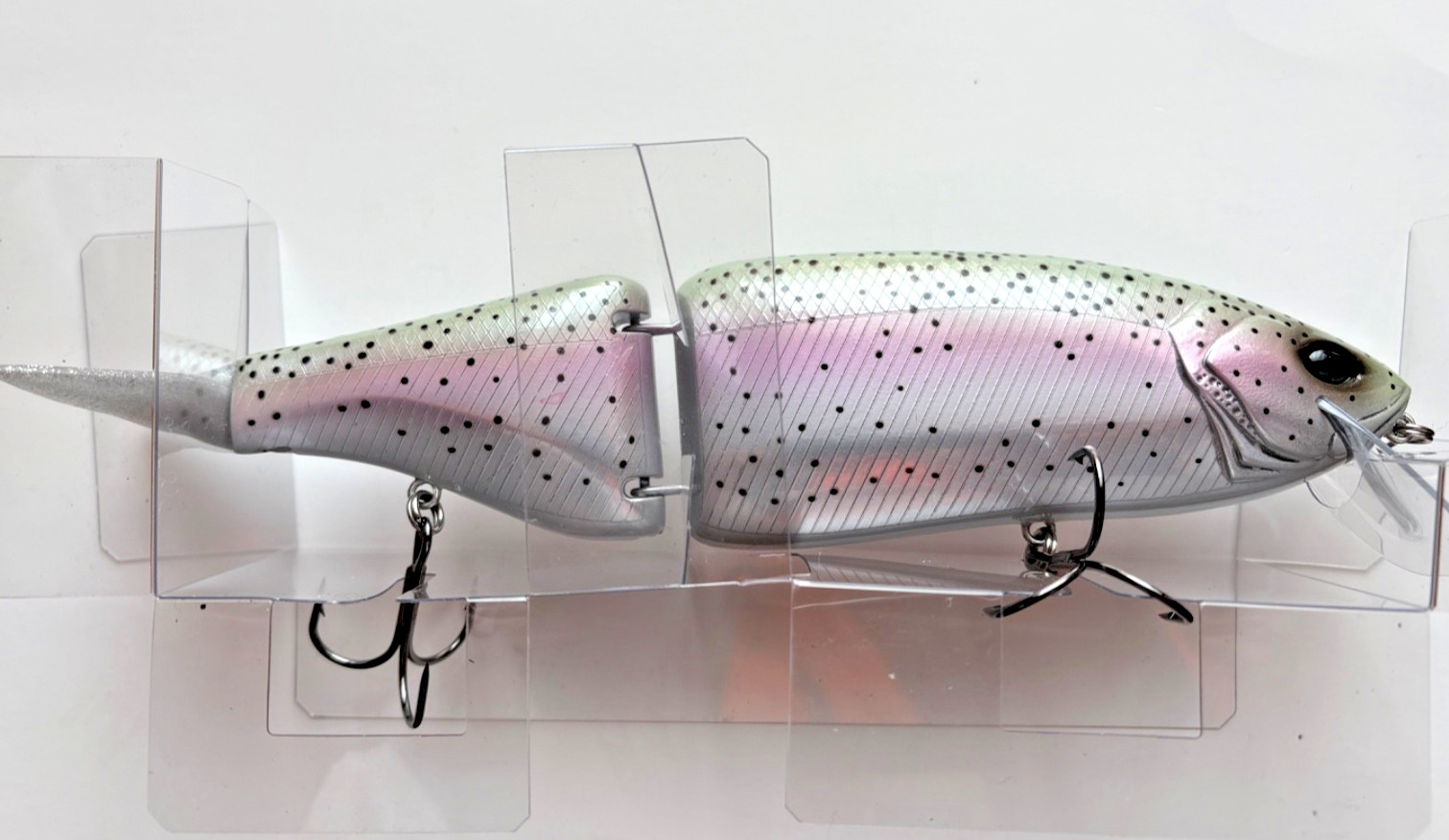 DRT KLASH 9 Low Float Rainbow Color 4oz Big Swimbait Good Condition  #e40 - Image 4