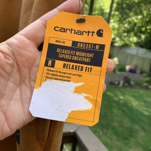Nuevo Jogger Carhartt de Vellón Calce Relajado para Mujer Talla 2XL 2X Marrón Caqui Tostado - Imagen 4 de 9