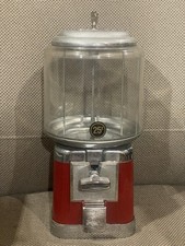 Maroon & Chrome Beaver Capsule Toy Bulk Vending Machine Vends 1" thru 1.3 inch