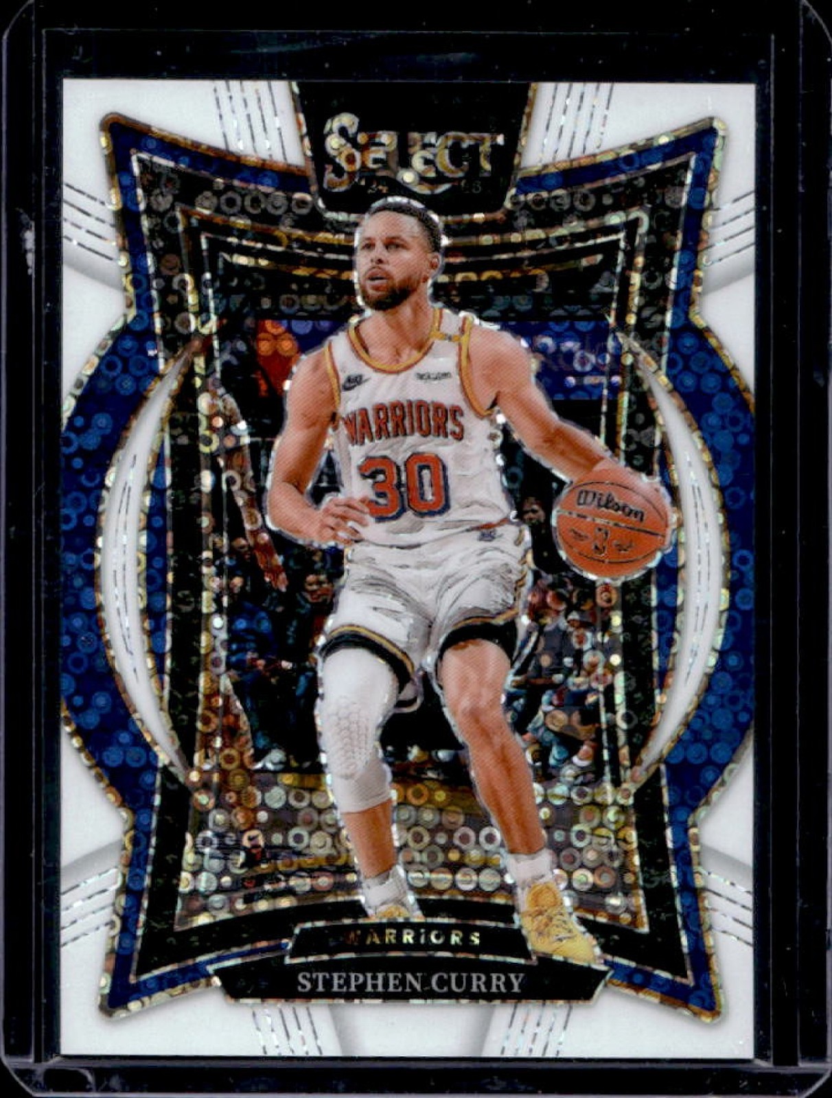 2024-25 Panini Select Stephen Curry Concourse White Disco Prizm #/75 Warriors
