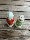 Vintage Irish Couple Mini Salt and Pepper Shakers - Made in Japan - Used — photo 8
