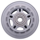 Skating Shoes 608ZZ Bearing Inline Skate Wheel Clear Gray W3C58591