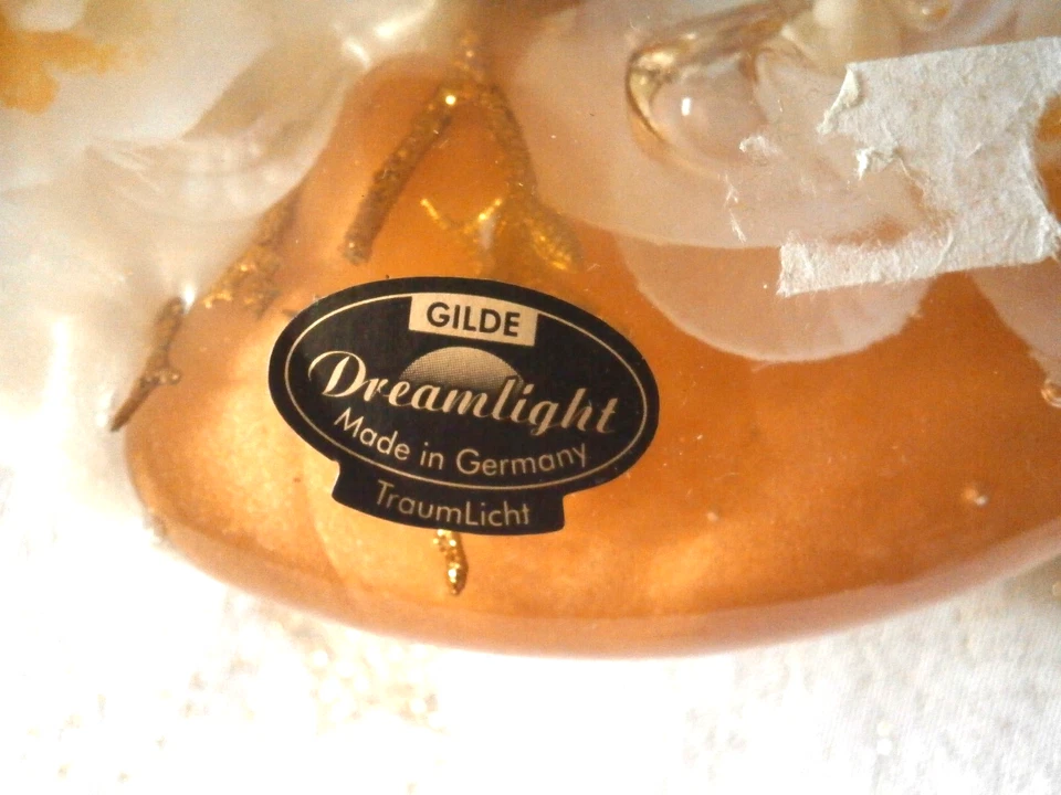 Gilde Dreamlight Teelichthalter Made in Germany Traumlicht D.ca.12,5 cm 🧡🤎💛🤍 - Bild 4 von 4