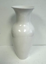 KPM Berlin White Glazed  Scepter Mark 1925 Vase 15.5" H Germany
