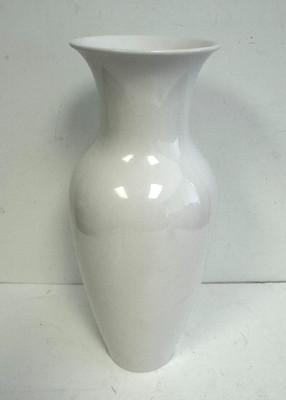 KPM Berlin White Glazed  Scepter Mark 1925 Vase 15.5'' H Germany