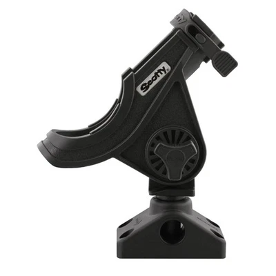 0280-BK Rod Holder, Baicaster/Spinning, black W/0241 Side/Deck Mount - Image 1 of 4
