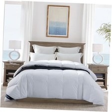 Ultra-Soft Lightweight Down Feather Comforter King 106x90 White-lightweight