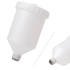 600ml Car Plastic Air Gravity Feed Spray Paint Gun Cap Capacity