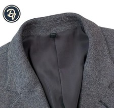 Mens 42 R Bonobos x Fortex "Slim Fit" Light Grey Jersey Knit Cotton Blazer