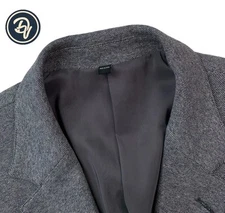 Mens 42 R Bonobos X Fortex " Slim Fit "  Light Grey Jersey Knit Cotton Blazer