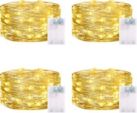 5M 50 LED Lichterketten Batterie Timer, 4 StüCk Micro Drahtlichterkette IP65