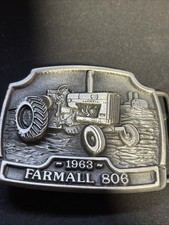 Vintage  Farmall 806  Tractor Belt Buckle Limited Edition 240/1000