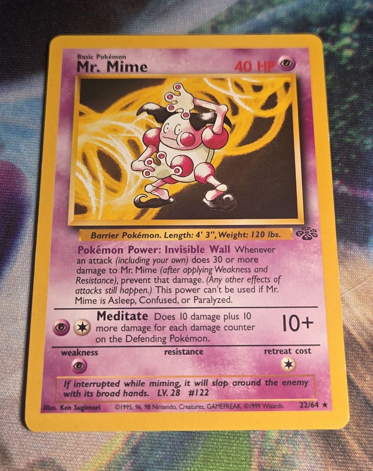 Mr. Mime 22/64 Jungle Pokemon Unlimited NM