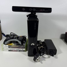Microsoft Xbox 360S Console 250GB HDD with Kinect Sensor, Controller and Games